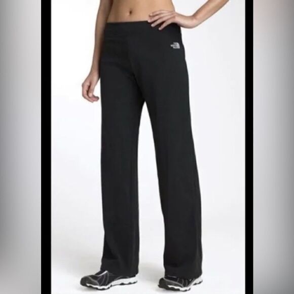 Sz large northface french terry fleece sweatpants bootcut - Picture 2 of 6